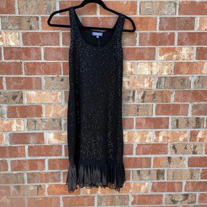 VIVIENNE TAM Modern Black Sequin NWT Small Dress